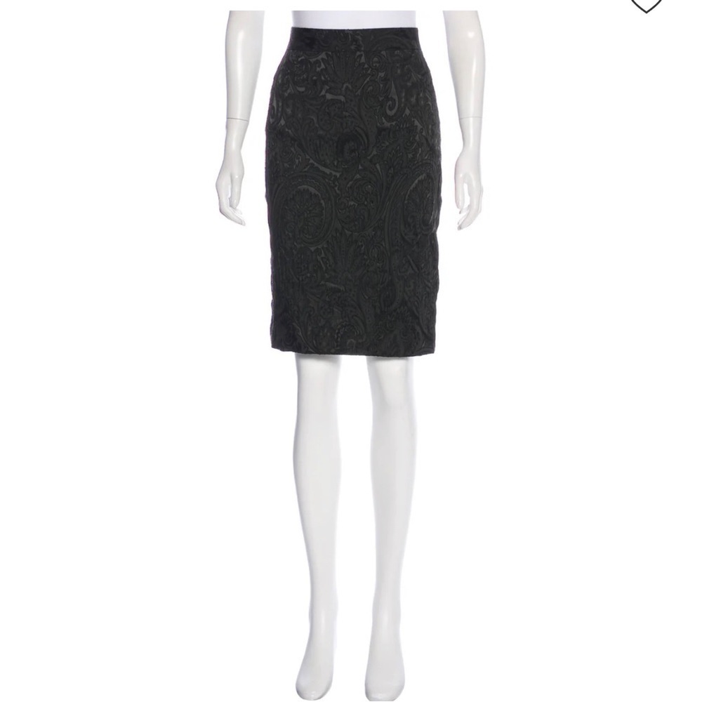 JENNI Kayne lace paisley pencil skirt